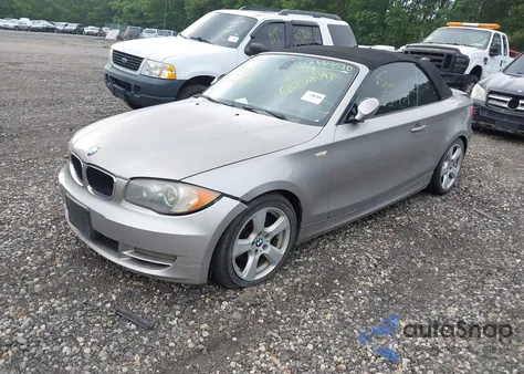 2009 BMW 128I из США, поврежденный, VIN WBAUL73559VJ77004